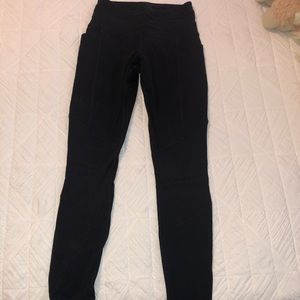 Athleta Black Leggings with Pockets